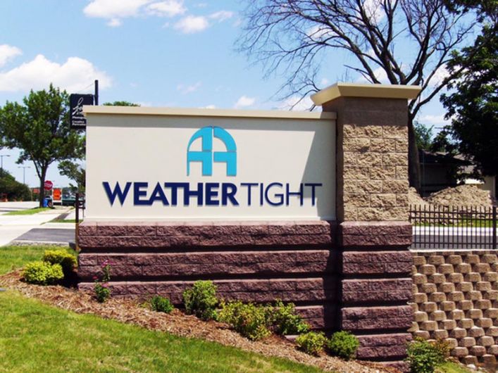 Weather Tight Monument Sign - Racine, WI