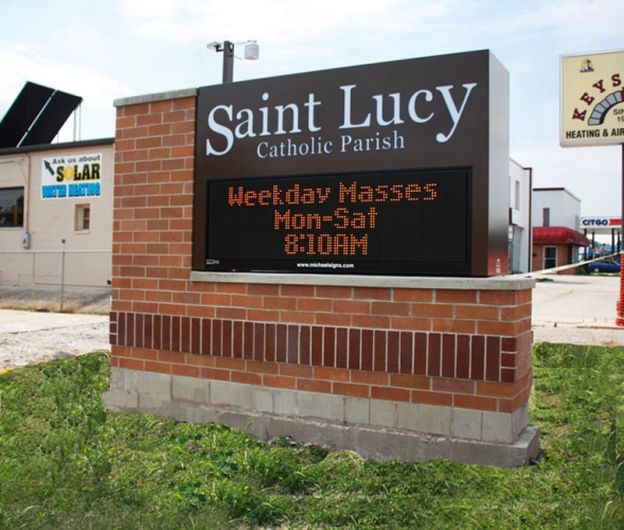 Saint Lucy Parish Message Center - Racine, WI