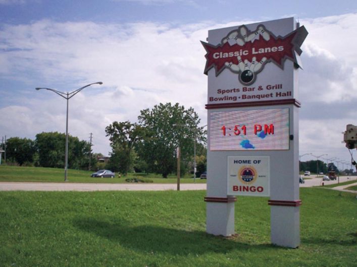 Classic Lanes Message Center - Oak Creek, WI