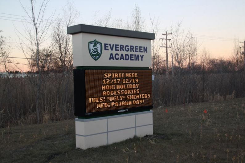 Evergreen Academy Message Center - Racine, WI