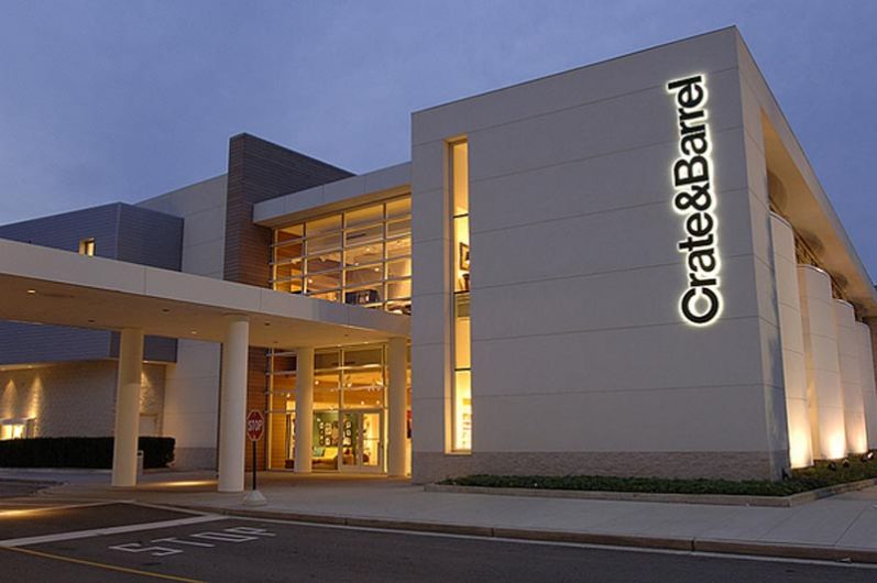 Crate & Barrel Channel Letters - Wauwatosa, WI