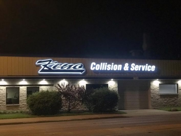 Kenosha Collision & Service Channel Letters